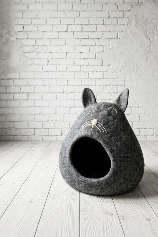 Legowisko filcowe dla kota Nest Object Smoky Charcoal Grey | Feraw 2