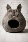 Legowisko filcowe dla kota Nest Object Caramel Mist Grey | Feraw