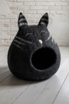 Legowisko filcowe dla kota Nest Object Shadow Cat Graphite | Feraw