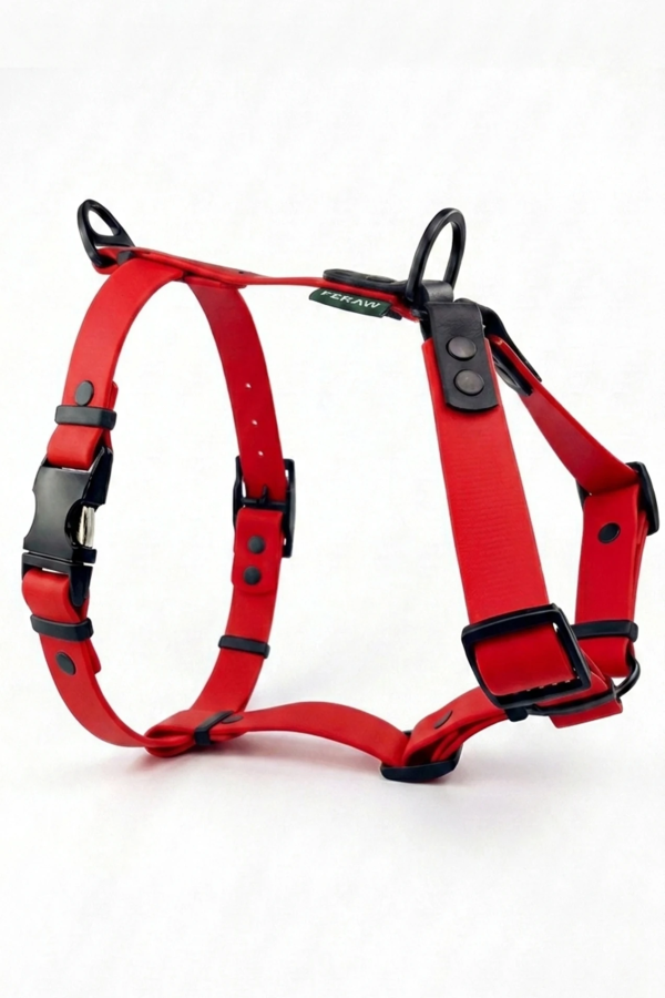 BioThane® Guard Dog Harness Deep Crimson | Feraw