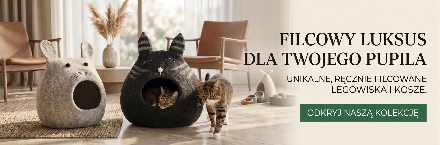 filcowe gniazda dla kot&oacute;w premium